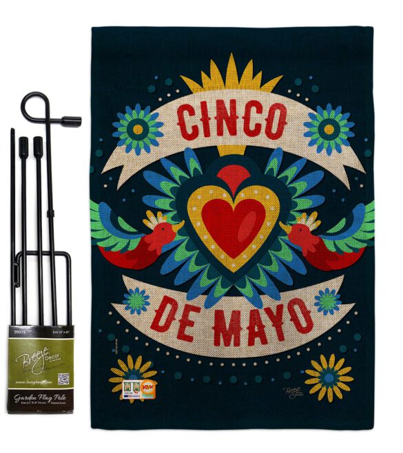 Cambaya Cinco De Mayo - Southwest Country & Primitive Vertical Impressions Decorative Flags HG115158 Made In USA - Image 12