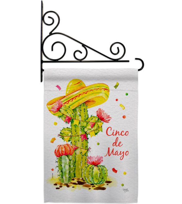 Cactus Cinco de Mayo - Southwest Country & Primitive Vertical Impressions Decorative Flags HG115178 Made In USA - Image 8