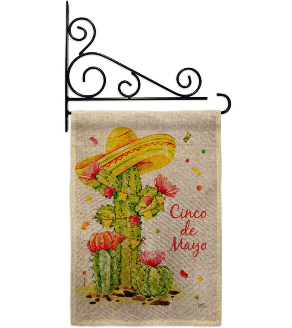 Cactus Cinco de Mayo - Southwest Country & Primitive Vertical Impressions Decorative Flags HG115178 Made In USA - Image 18