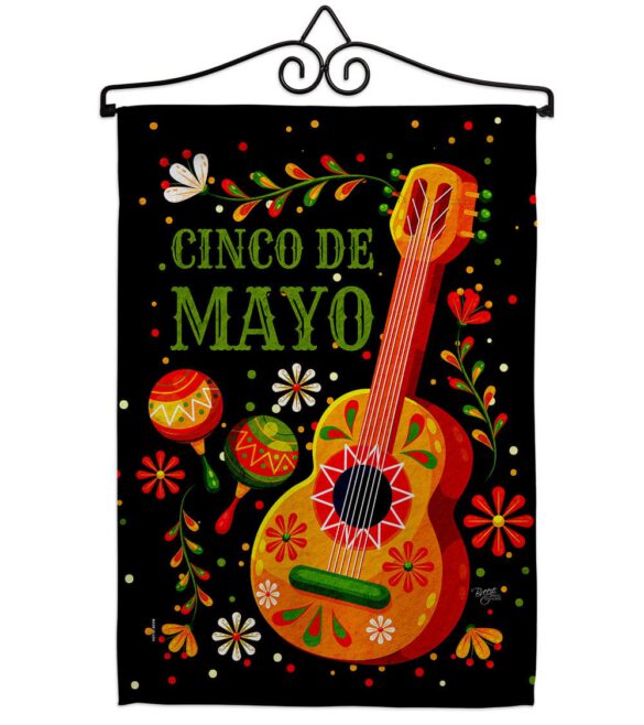 Celebrate Cinco De Mayo - Southwest Country & Primitive Vertical Impressions Decorative Flags HG115224 Made In USA - Image 7
