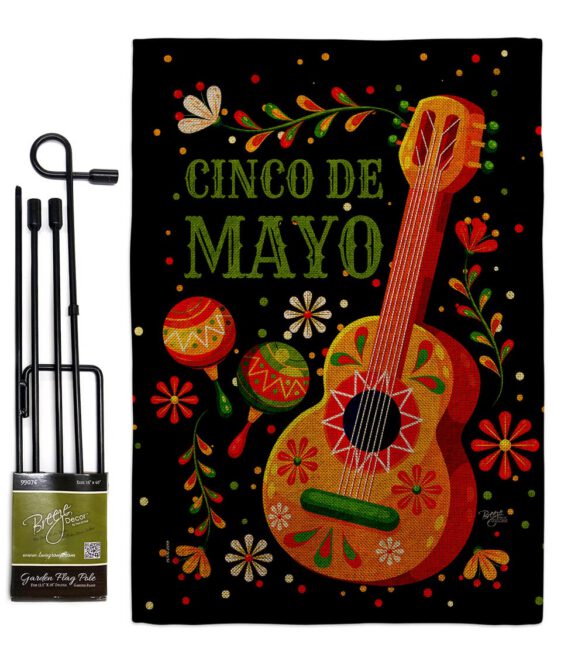Celebrate Cinco De Mayo - Southwest Country & Primitive Vertical Impressions Decorative Flags HG115224 Made In USA - Image 14