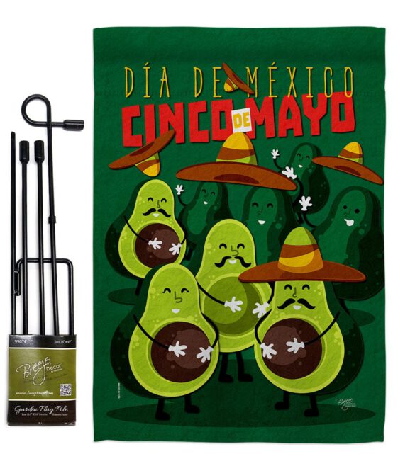 Avocado Fiesta - Southwest Country & Primitive Vertical Impressions Decorative Flags HG115234 Made In USA - Image 5