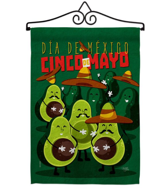 Avocado Fiesta - Southwest Country & Primitive Vertical Impressions Decorative Flags HG115234 Made In USA - Image 8
