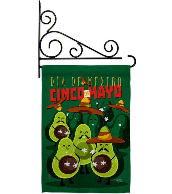 Avocado Fiesta - Southwest Country & Primitive Vertical Impressions Decorative Flags HG115234 Made In USA - Image 9
