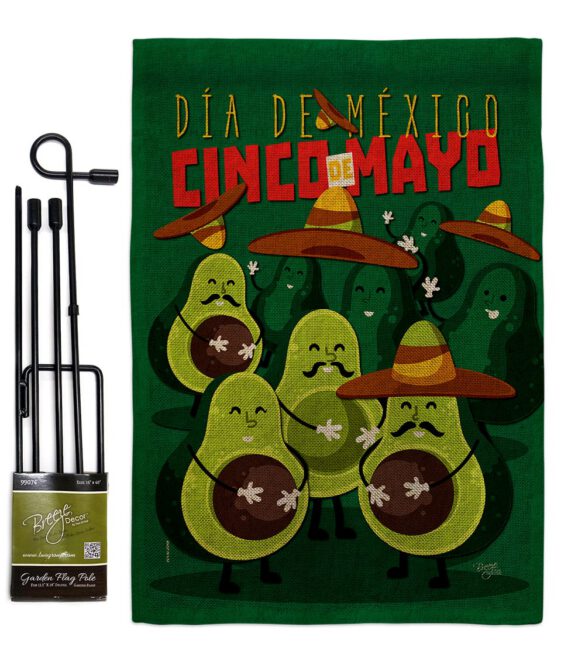 Avocado Fiesta - Southwest Country & Primitive Vertical Impressions Decorative Flags HG115234 Made In USA - Image 15