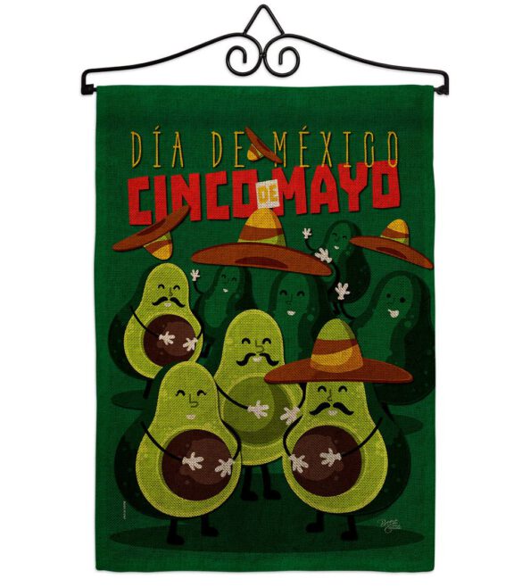 Avocado Fiesta - Southwest Country & Primitive Vertical Impressions Decorative Flags HG115234 Made In USA - Image 18