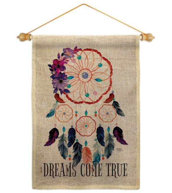 Dream Come True - Southwest Country & Primitive Vertical Impressions Decorative Flags HG115254 Made In USA - Image 24