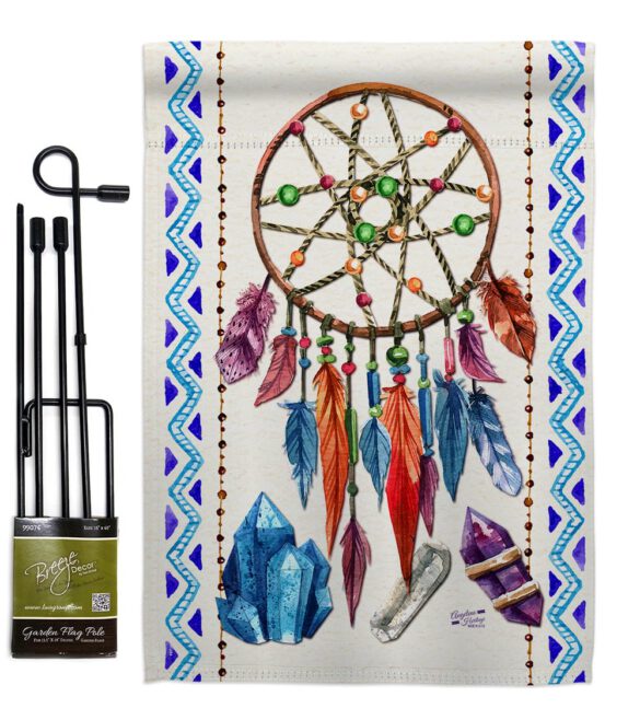 Dreamcatcher - Southwest Country & Primitive Vertical Impressions Decorative Flags HG137010 Made In USA - Image 4
