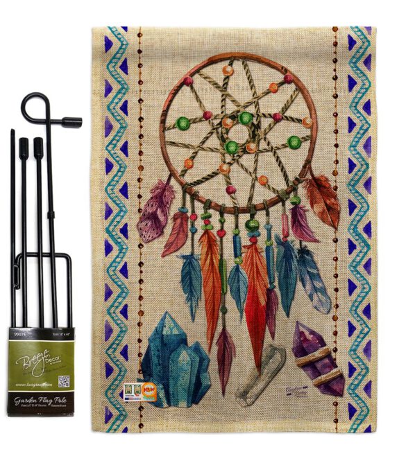 Dreamcatcher - Southwest Country & Primitive Vertical Impressions Decorative Flags HG137010 Made In USA - Image 9