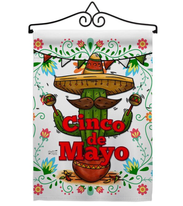 Cinco de Mayo - Southwest Country & Primitive Vertical Impressions Decorative Flags HG137012 Made In USA - Image 7