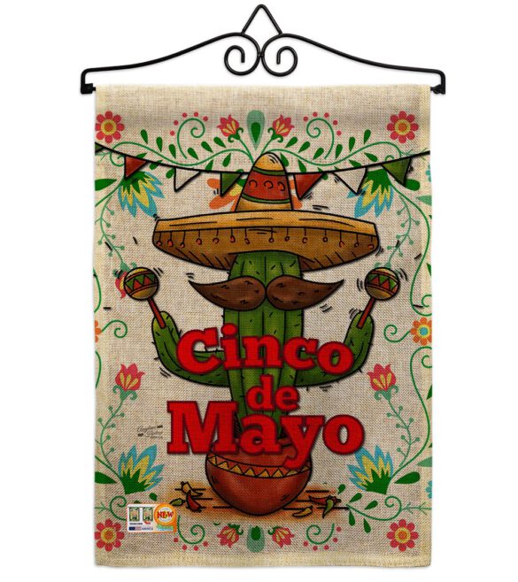 Cinco de Mayo - Southwest Country & Primitive Vertical Impressions Decorative Flags HG137012 Made In USA - Image 10