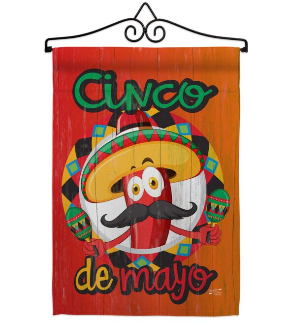 Amigo Chili Cinco de Mayo - Southwest Country & Primitive Vertical Impressions Decorative Flags HG137041 Made In USA - Image 8