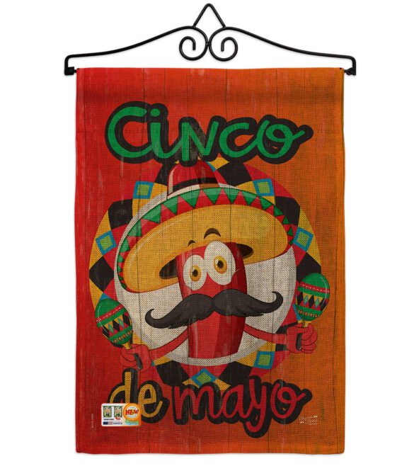 Amigo Chili Cinco de Mayo - Southwest Country & Primitive Vertical Impressions Decorative Flags HG137041 Made In USA - Image 11