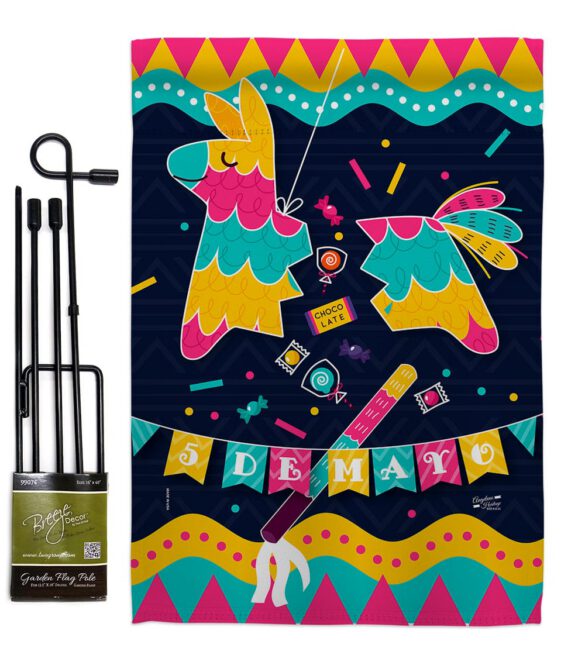 5th De Mayo - Southwest Country & Primitive Vertical Impressions Decorative Flags HG137387 Made In USA - Image 5