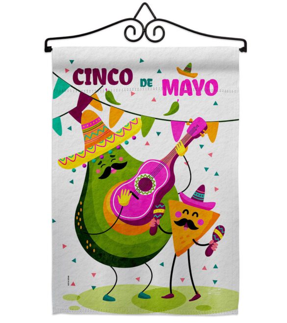 Guacamole Fiesta - Southwest Country & Primitive Vertical Impressions Decorative Flags HG137460 Made In USA - Image 7