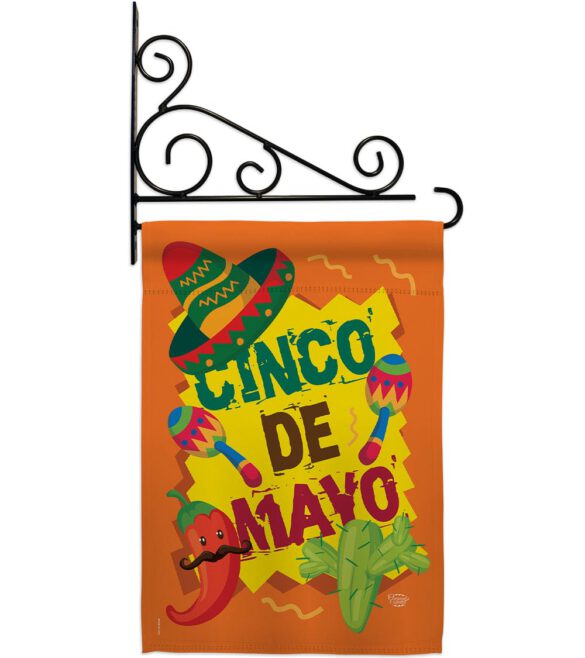 Cinco de Mayo - Southwest Country & Primitive Vertical Impressions Decorative Flags HG192025 Made In USA - Image 11