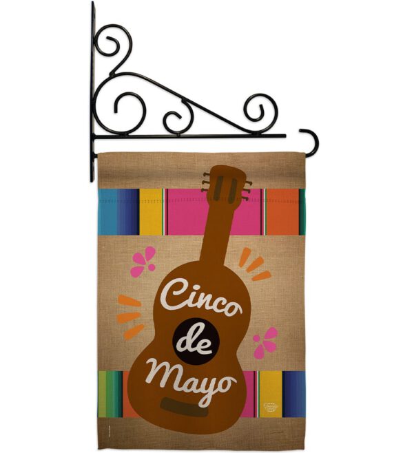 Celebrate Guitarron Cinco De Mayo - Southwest Country & Primitive Vertical Impressions Decorative Flags HG192062 Made In USA - Image 11