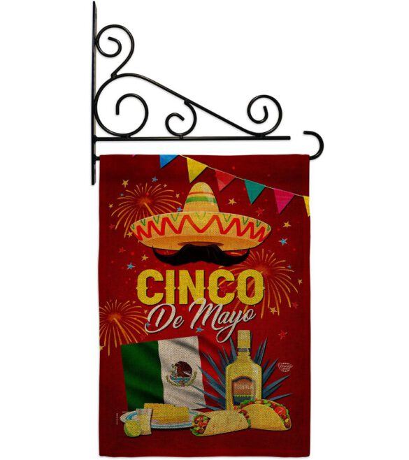 Cinco Festival - Southwest Country & Primitive Vertical Impressions Decorative Flags HG192537 Made In USA - Image 18