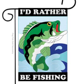 Fishing - Sports Interests Vertical Applique Decorative Flags HG109037