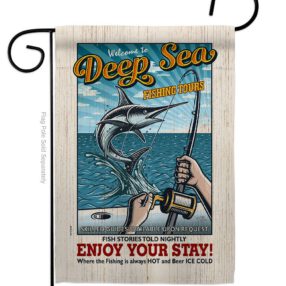 Fishing Tours - Sports Interests Vertical Impressions Decorative Flags HG109077 Made In USA