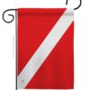 Divers Flag - Sports Interests Vertical Impressions Decorative Flags HG140930 Made In USA