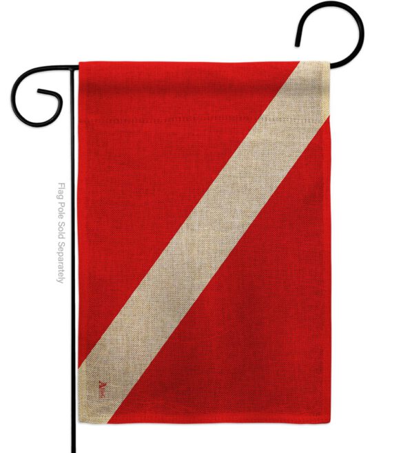 Divers Flag - Sports Interests Vertical Impressions Decorative Flags HG140930 Made In USA - Image 8