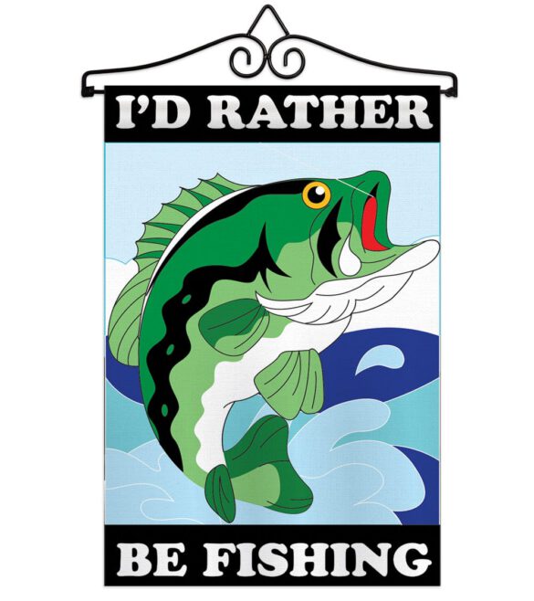 Fishing - Sports Interests Vertical Applique Decorative Flags HG109037 - Image 3