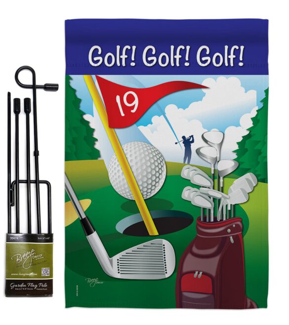 Golf!, Golf!, Golf! - Sports Interests Vertical Impressions Decorative Flags HG109043 Made In USA - Image 4