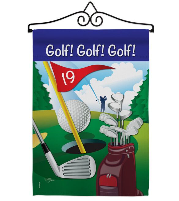 Golf!, Golf!, Golf! - Sports Interests Vertical Impressions Decorative Flags HG109043 Made In USA - Image 7