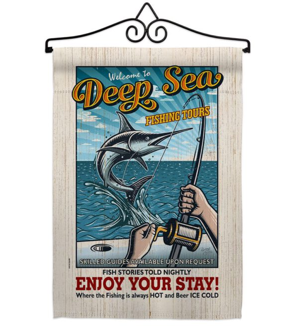 Fishing Tours - Sports Interests Vertical Impressions Decorative Flags HG109077 Made In USA - Image 7
