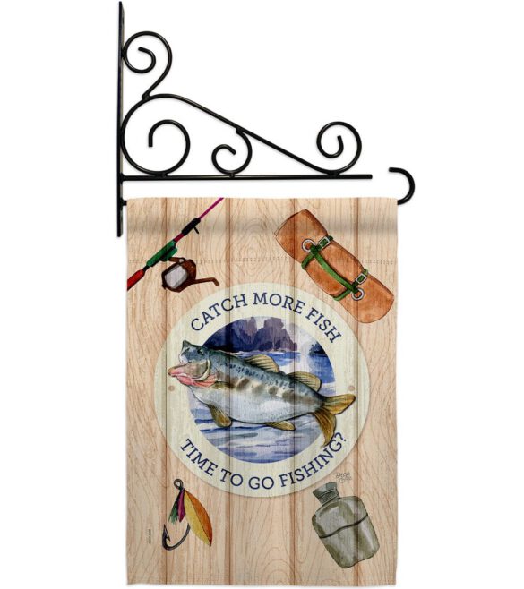 Catch Fish - Sports Interests Vertical Impressions Decorative Flags HG137549 Made In USA - Image 8