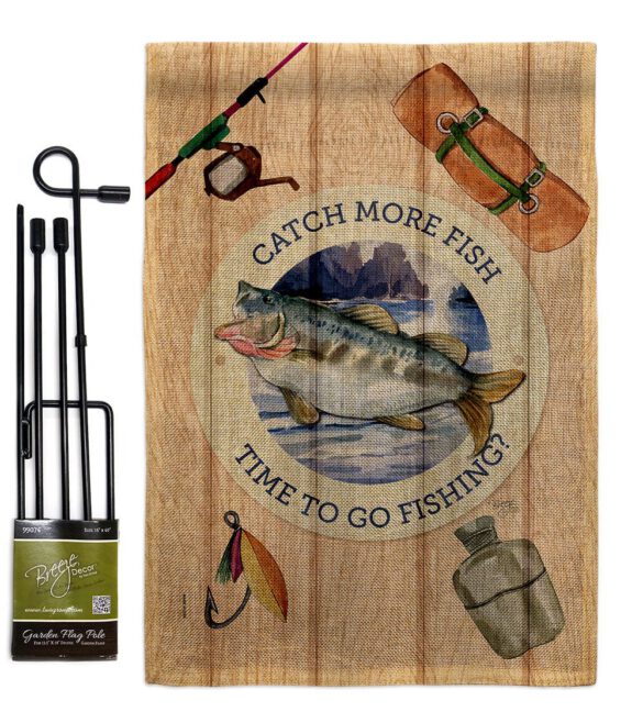 Catch Fish - Sports Interests Vertical Impressions Decorative Flags HG137549 Made In USA - Image 14