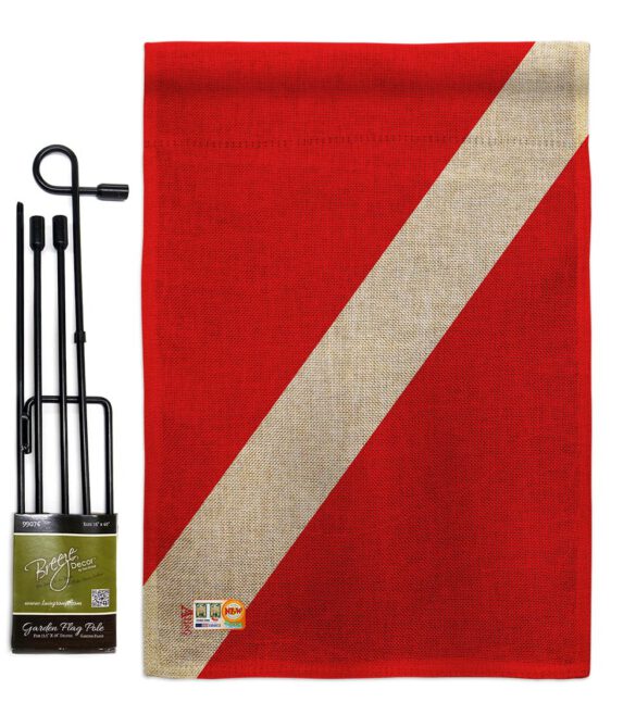 Divers Flag - Sports Interests Vertical Impressions Decorative Flags HG140930 Made In USA - Image 9