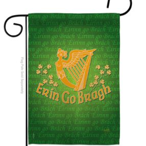 Erin Go Bragh - St Patrick Spring Vertical Impressions Decorative Flags HG102030 Made In USA