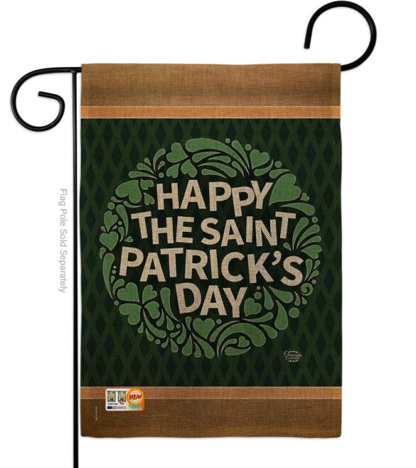 Happy St. Patrick's Day - St Patrick Spring Vertical Impressions Decorative Flags HG191084 Made In USA - Image 8