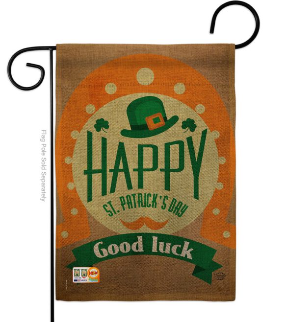 Good Luck St. Patrick's Day - St Patrick Spring Vertical Impressions Decorative Flags HG191098 Made In USA - Image 8