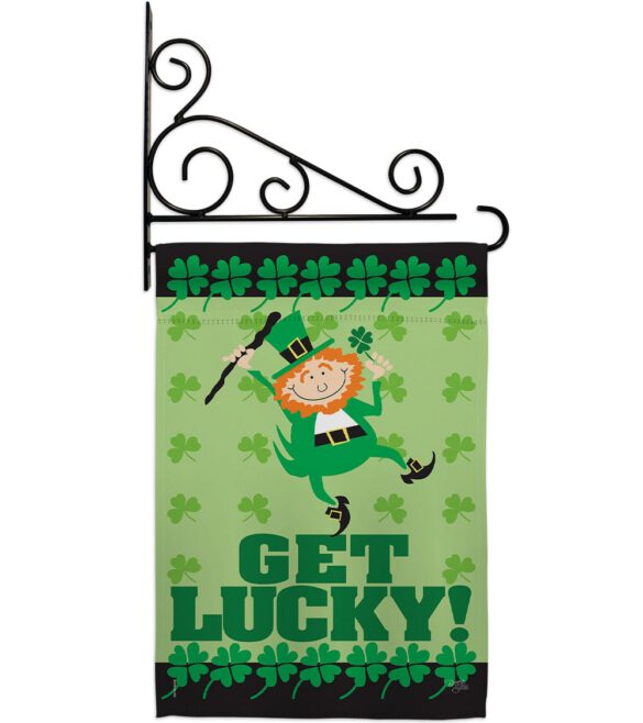 Get Lucky - St Patrick Spring Vertical Impressions Decorative Flags HG102028 Made In USA - Image 11