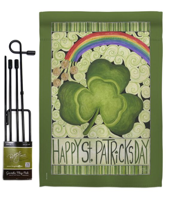 Happy St. Patricks Day - St Patrick Spring Vertical Impressions Decorative Flags HG102054 Made In USA - Image 4