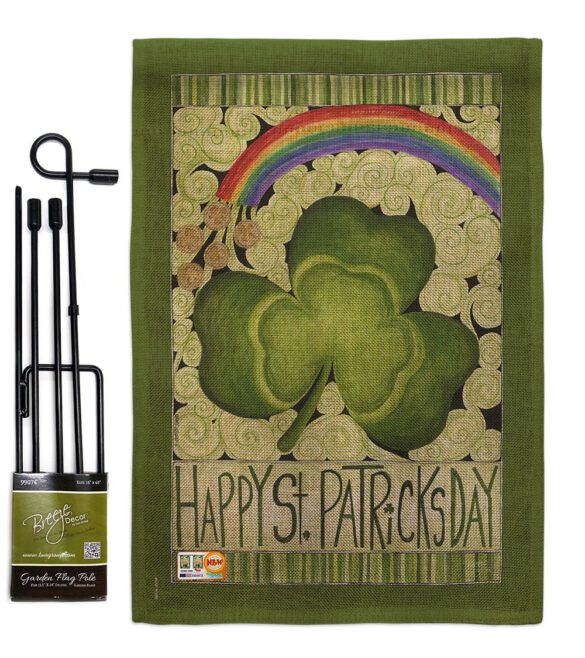Happy St. Patricks Day - St Patrick Spring Vertical Impressions Decorative Flags HG102054 Made In USA - Image 9
