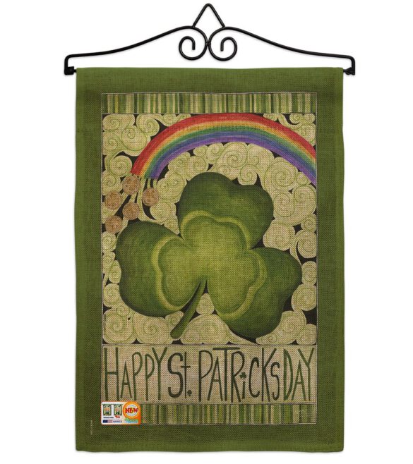 Happy St. Patricks Day - St Patrick Spring Vertical Impressions Decorative Flags HG102054 Made In USA - Image 10