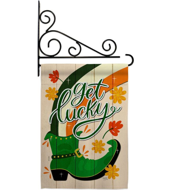 Get Lucky Boot - St Patrick Spring Vertical Impressions Decorative Flags HG120035 Made In USA - Image 17