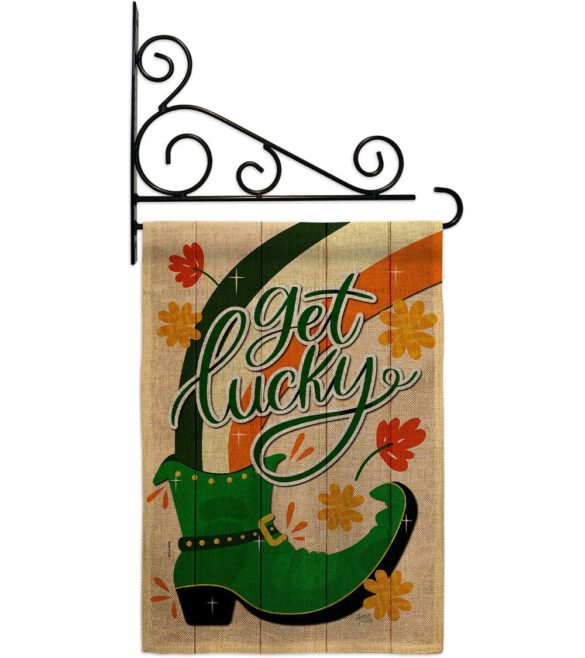 Get Lucky Boot - St Patrick Spring Vertical Impressions Decorative Flags HG120035 Made In USA - Image 38