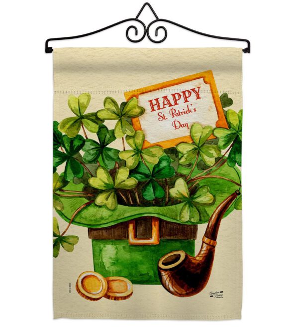 Cover and Hat - St Patrick Spring Vertical Impressions Decorative Flags HG130323 Made In USA - Image 16