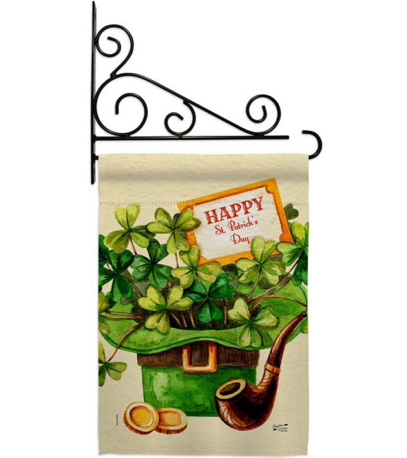 Cover and Hat - St Patrick Spring Vertical Impressions Decorative Flags HG130323 Made In USA - Image 17