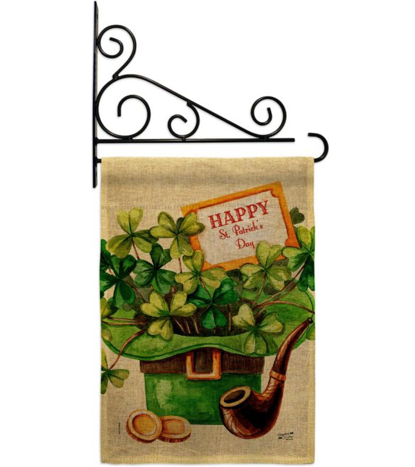 Cover and Hat - St Patrick Spring Vertical Impressions Decorative Flags HG130323 Made In USA - Image 38