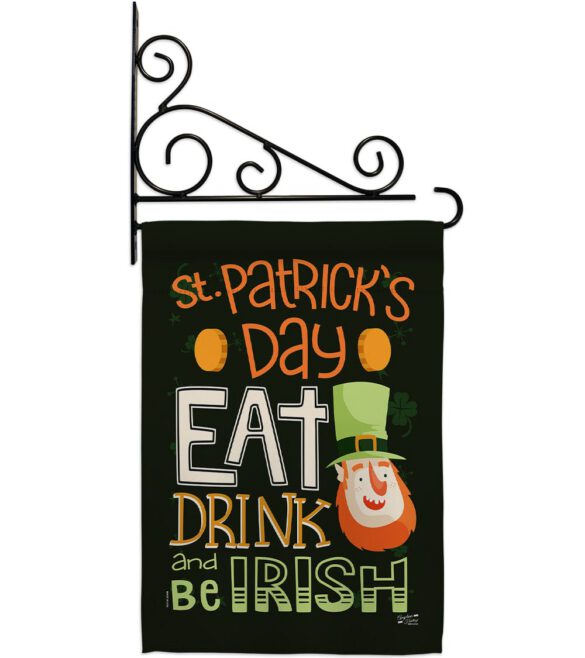 Be Irish - St Patrick Spring Vertical Impressions Decorative Flags HG137315 Made In USA - Image 9