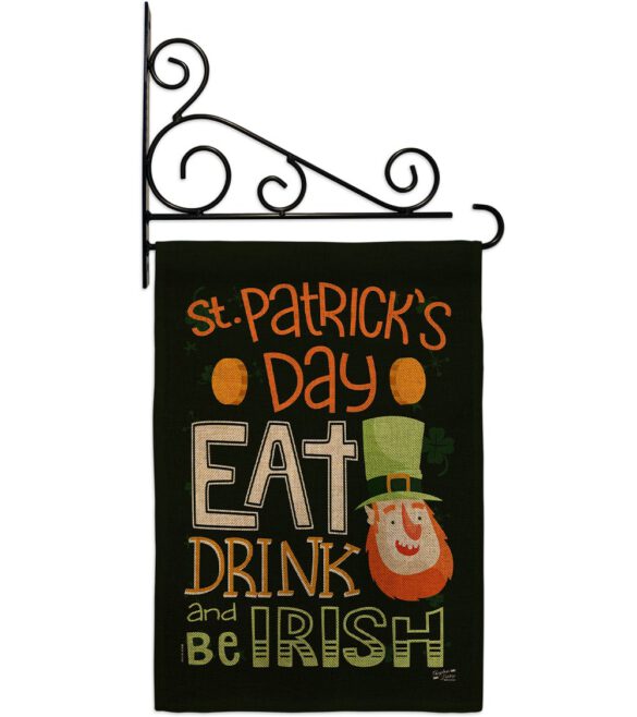 Be Irish - St Patrick Spring Vertical Impressions Decorative Flags HG137315 Made In USA - Image 15
