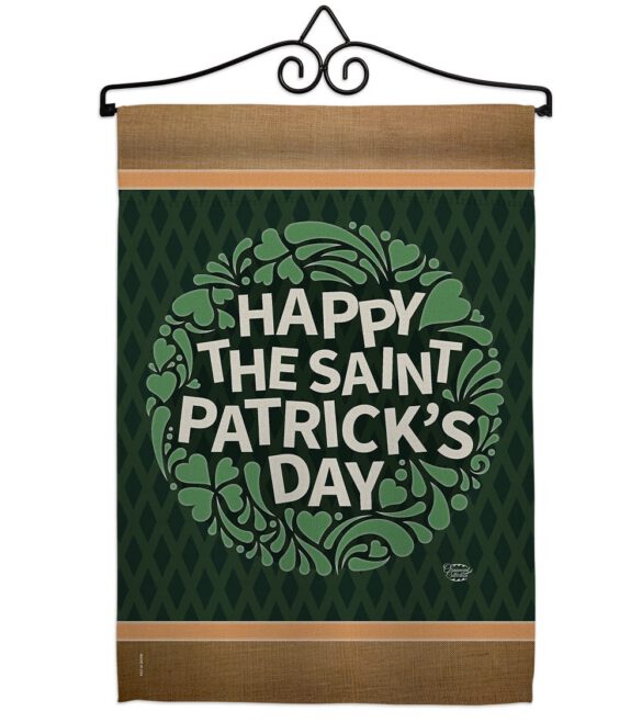 Happy St. Patrick's Day - St Patrick Spring Vertical Impressions Decorative Flags HG191084 Made In USA - Image 7