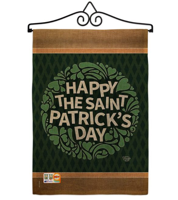 Happy St. Patrick's Day - St Patrick Spring Vertical Impressions Decorative Flags HG191084 Made In USA - Image 10