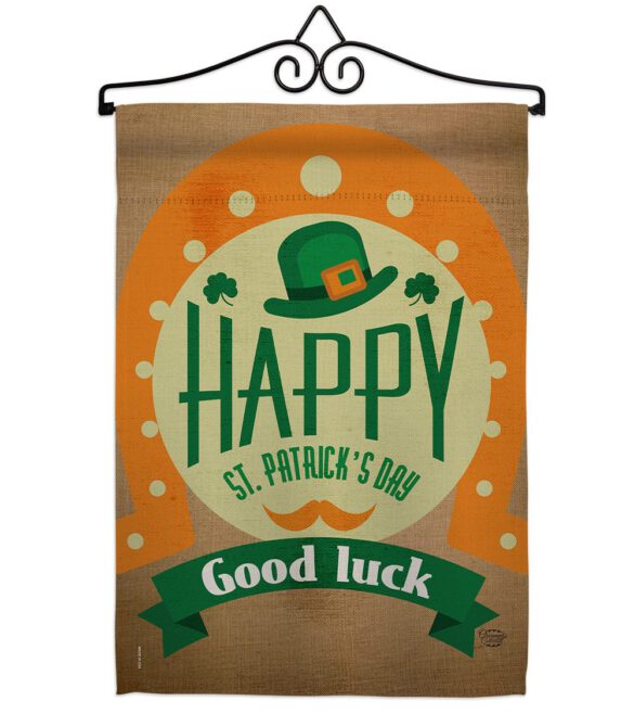 Good Luck St. Patrick's Day - St Patrick Spring Vertical Impressions Decorative Flags HG191098 Made In USA - Image 7